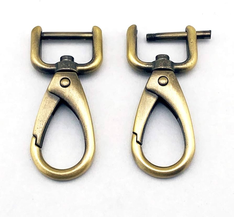 Amazon | 【KAMONレザー】ナスカン ネジ式 紐通り幅16㎜ アンティーク